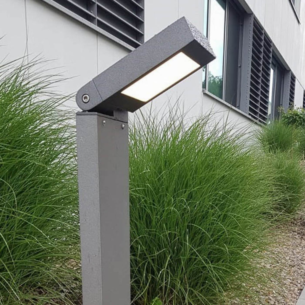 LED sti-lampe 2296 svingbar arm antrasitt 90 cm IP54 forfra