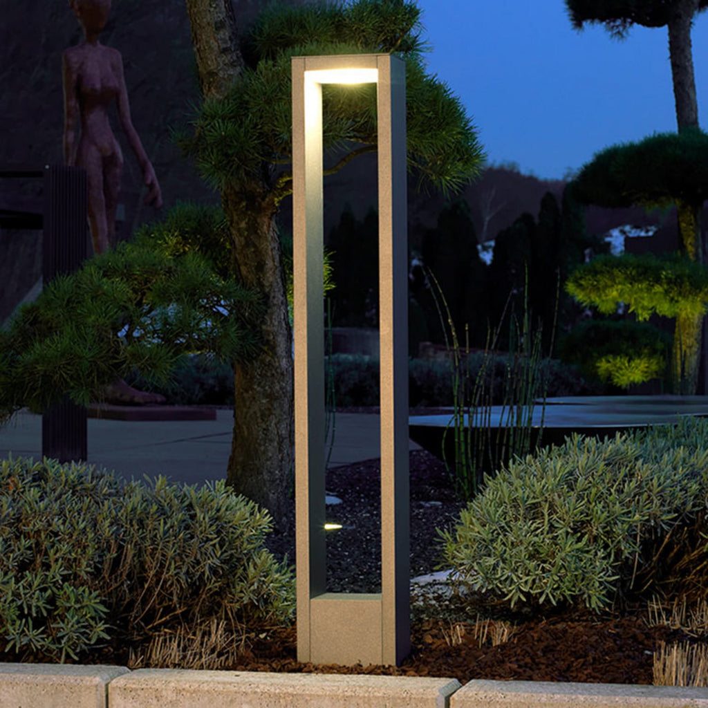 LED sti-lampe Adriana dimbar antrasitt 90 cm IP44 forfra