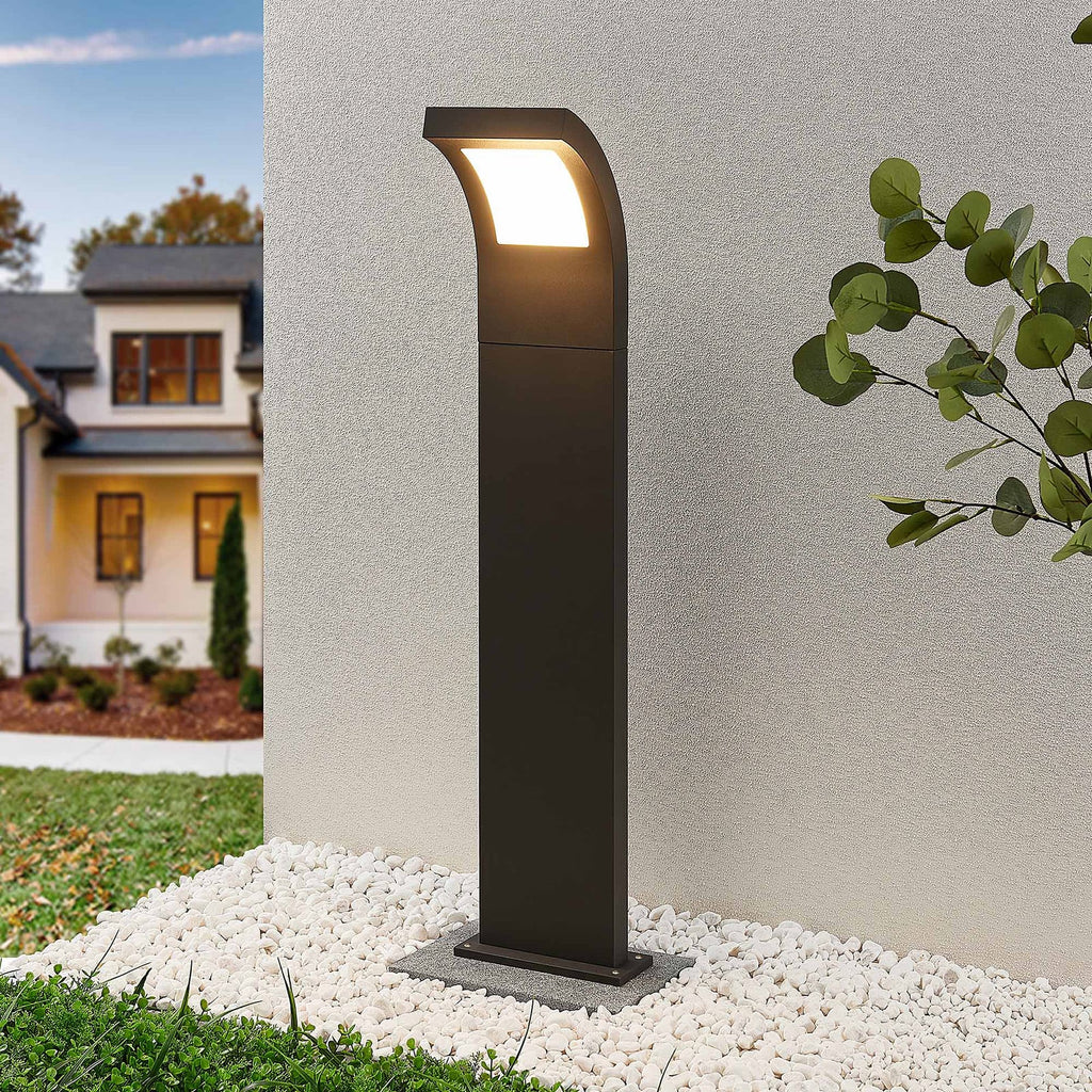 LED sti-lampe Advik antrasitt aluminium 100 cm forfra