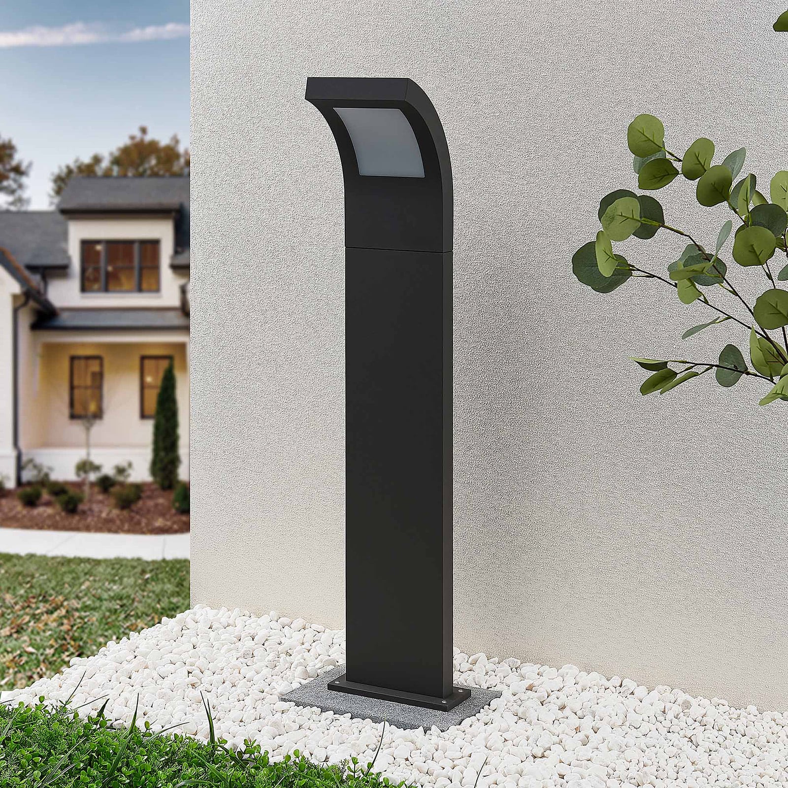 LED sti-lampe Advik antrasitt aluminium 100 cm bakside
