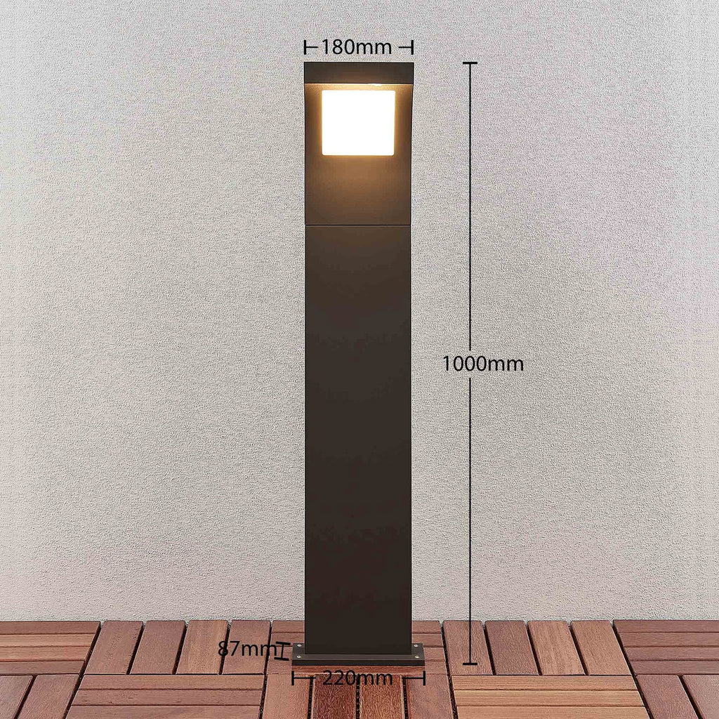 LED sti-lampe Advik antrasitt aluminium 100 cm nærbilde av materiale