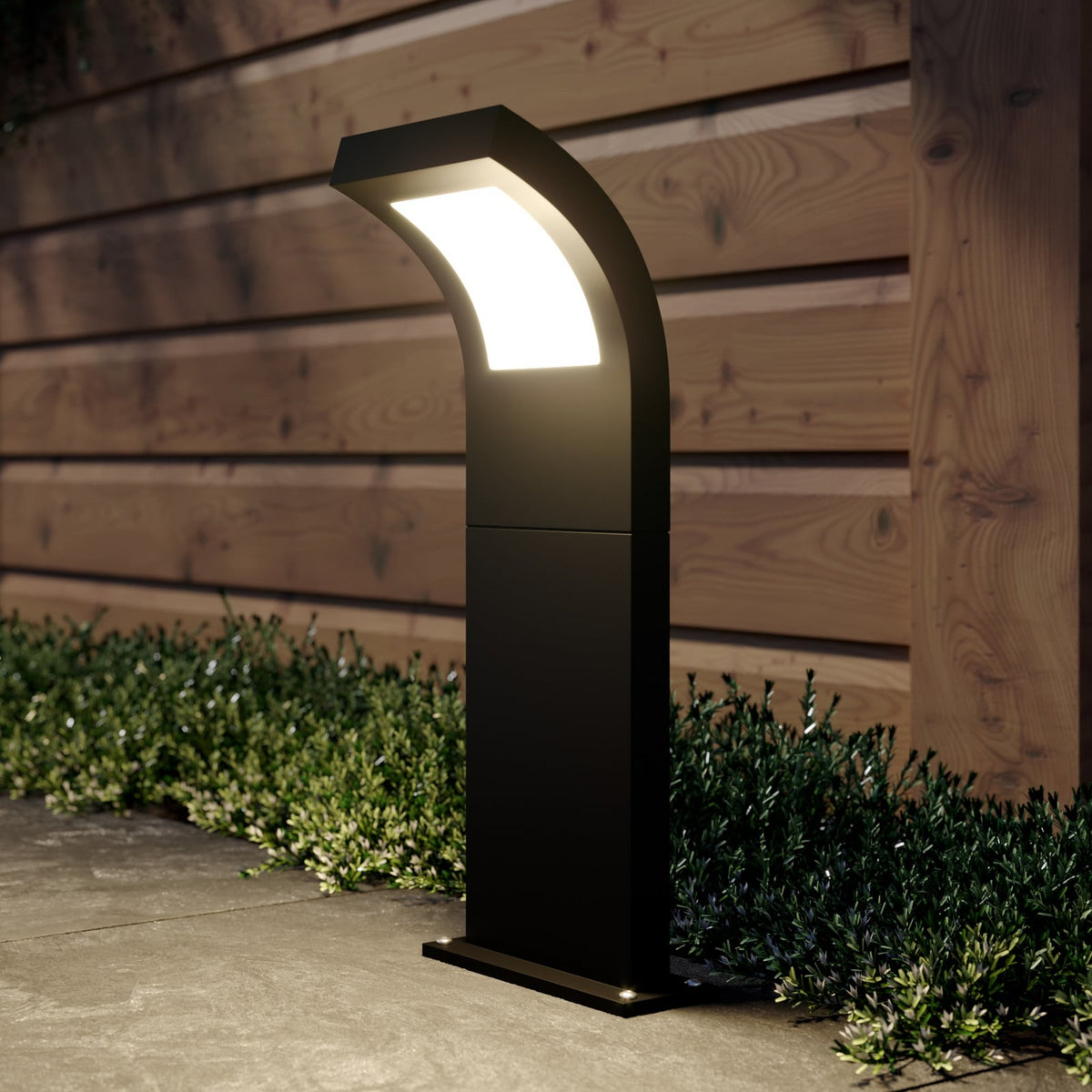 LED sti-lampe Advik antrasitt aluminium 60 cm IP65 forfra