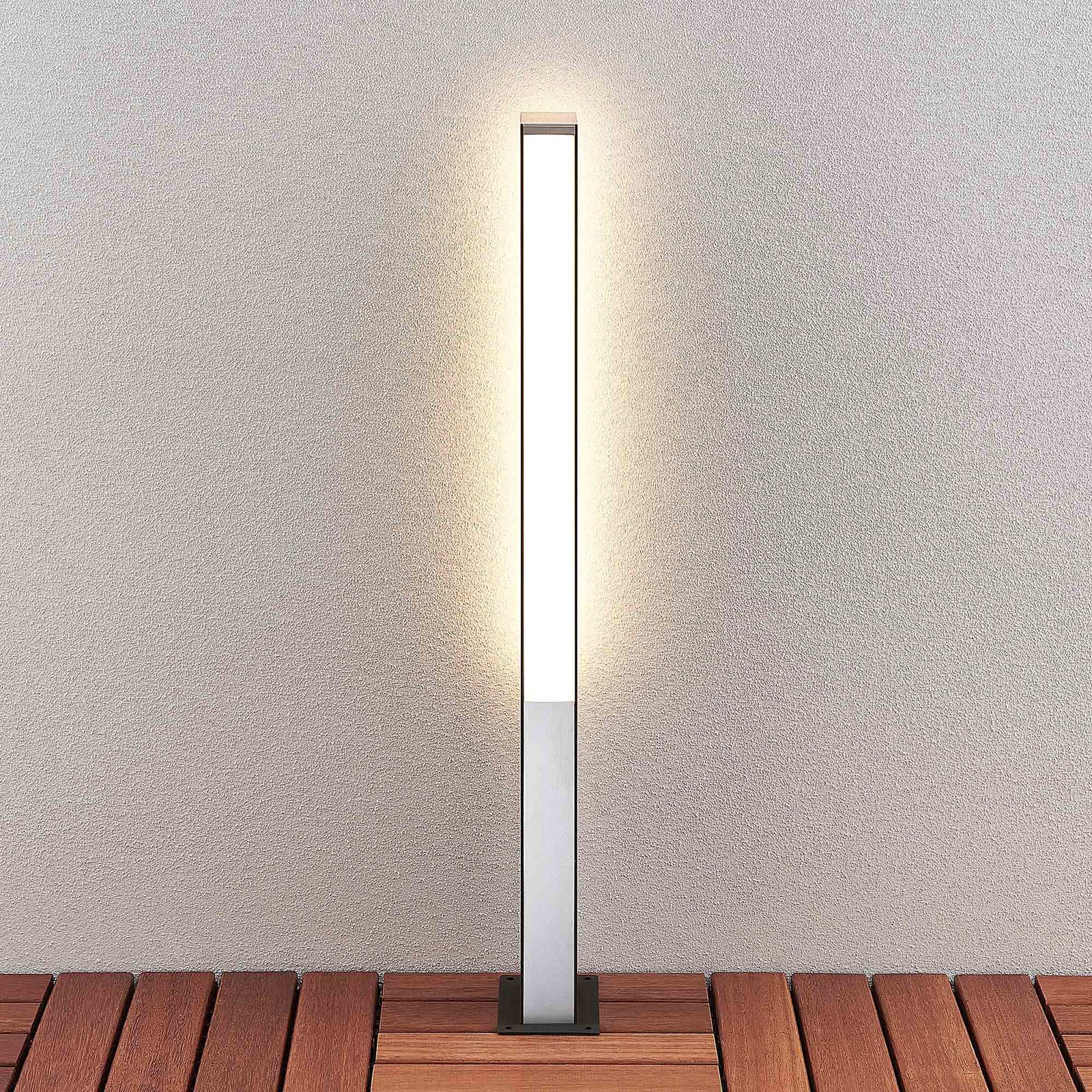 LED sti-lampe Aegisa antrasitt 80 cm bakside