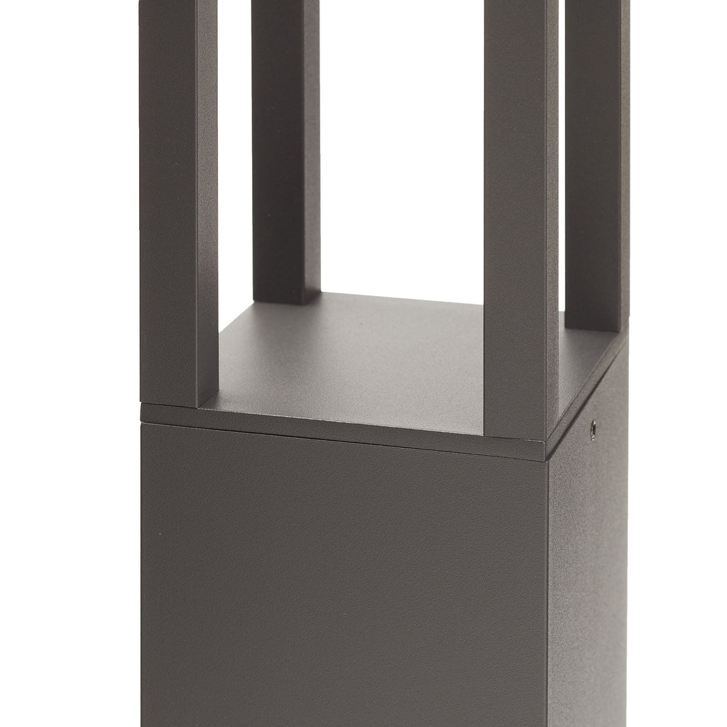 LED sti-lampe Agra mørkegrå aluminium 65 cm lyser opp sti