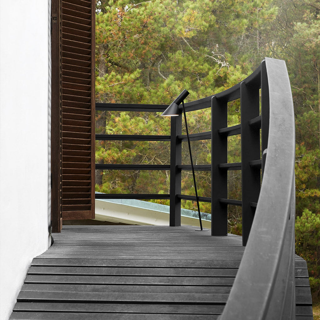 LED sti-lampe AJ Garden svart 95 cm IP65 bakside
