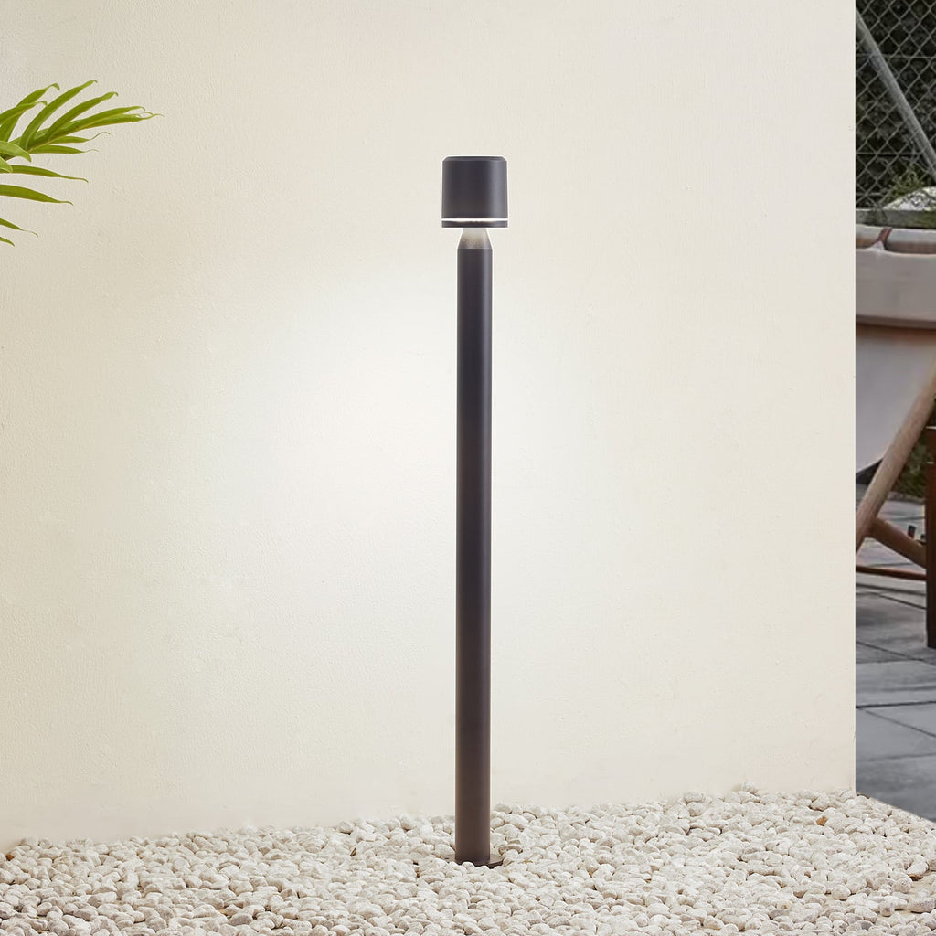LED sti-lampe Amila svart aluminium 80,5 cm forfra