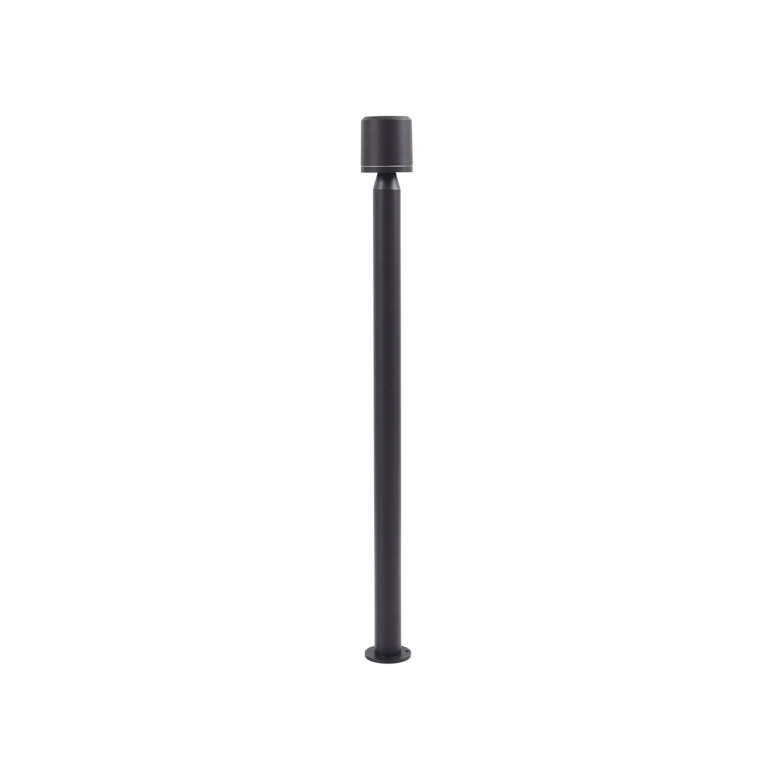 LED sti-lampe Amila svart aluminium 80,5 cm montert i hage
