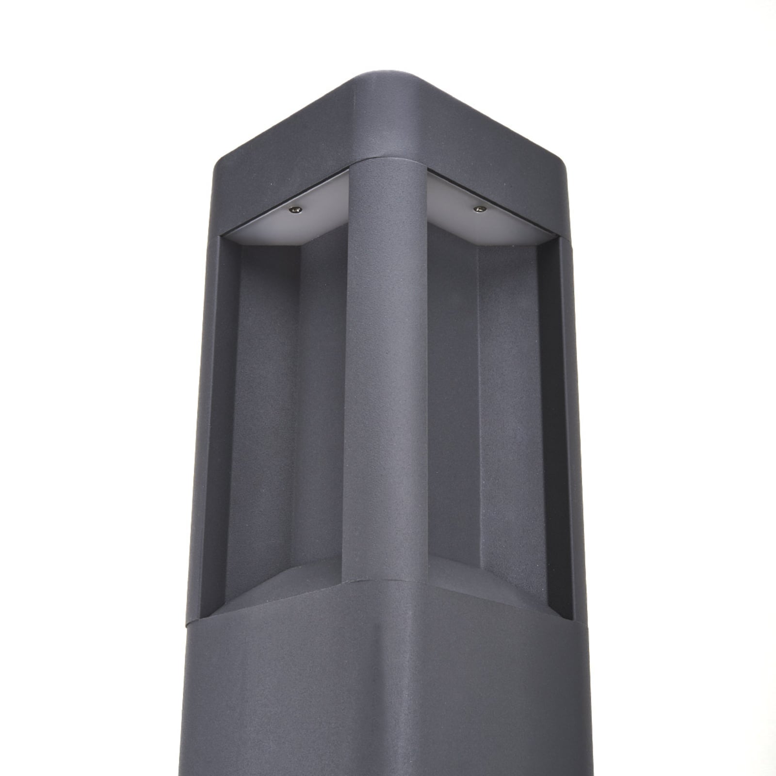 LED sti-lampe Annika antrasitt aluminium 80 cm detalj