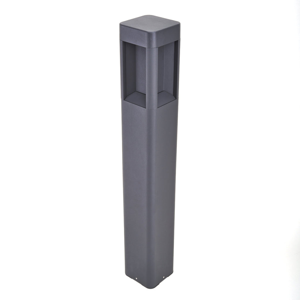 LED sti-lampe Annika antrasitt aluminium 80 cm montert i hage