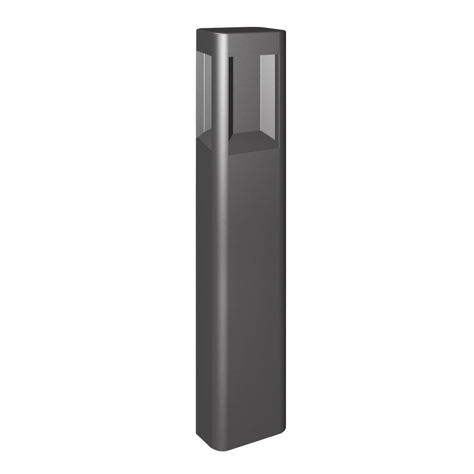 LED sti-lampe Annika antrasitt aluminium 80 cm nærbilde av LED-lys