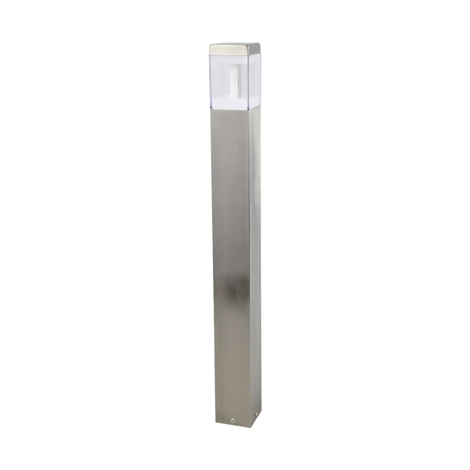 LED sti-lampe Baily rustfritt stål 80 cm IP44 montert i hage