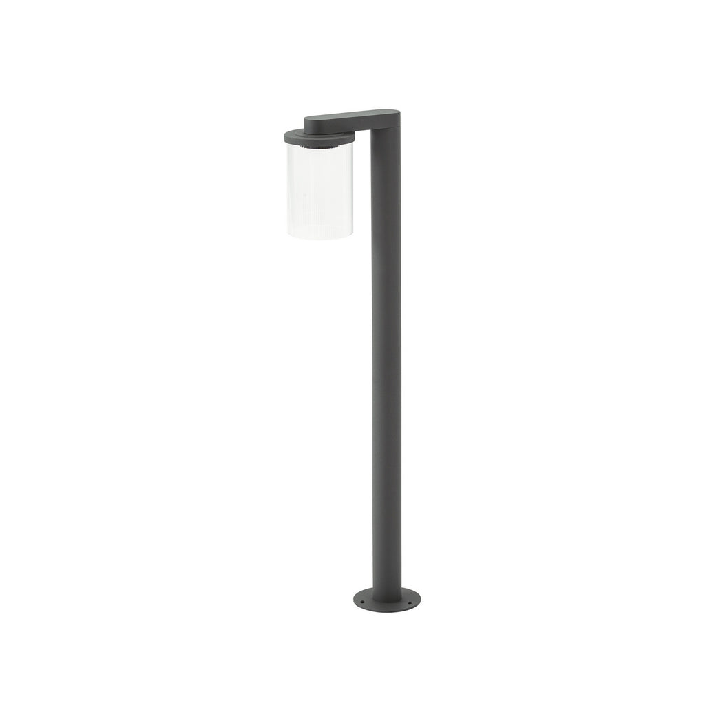 LED sti-lampe Beelia antrasitt aluminium nærbilde av lampe