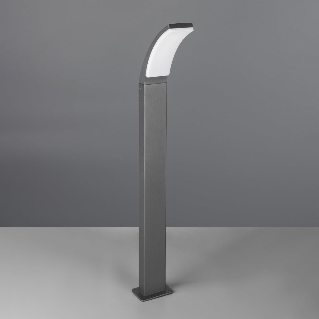 LED sti-lampe Beja pressstøpt aluminium antrasitt 100 cm IP44 forfra