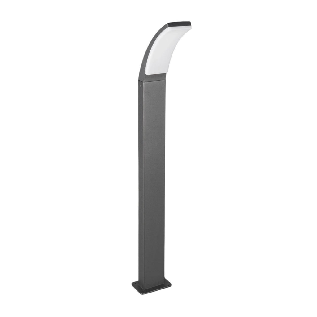 LED sti-lampe Beja pressstøpt aluminium antrasitt 100 cm IP44 bakside