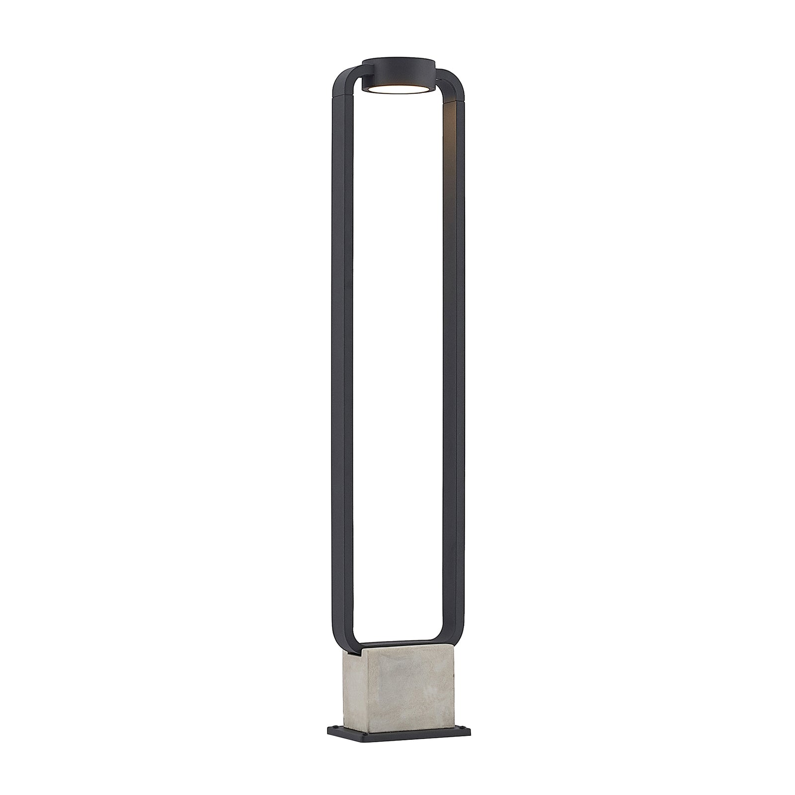 LED sti-lampe Belna antrasitt betong 100 cm IP65 visning av lampehode