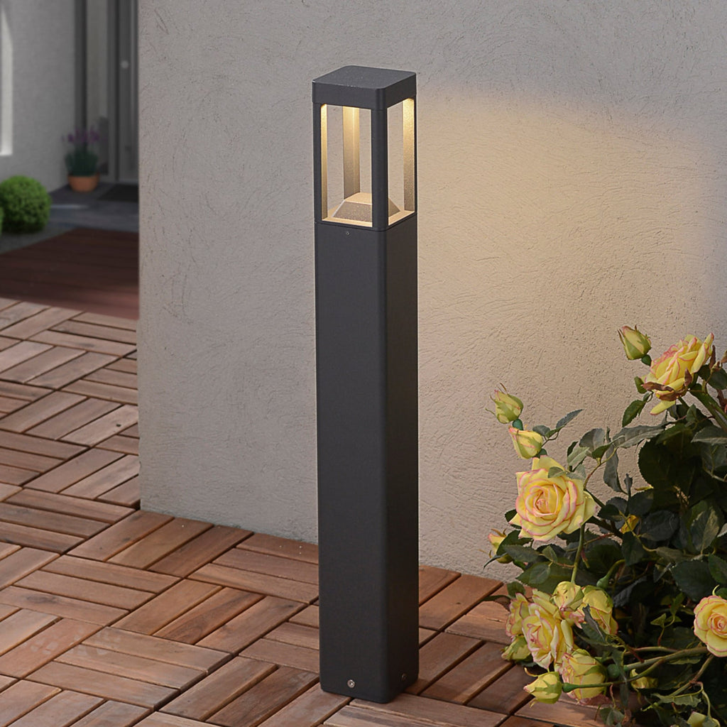 LED sti-lampe Bernd antrasitt aluminium forfra