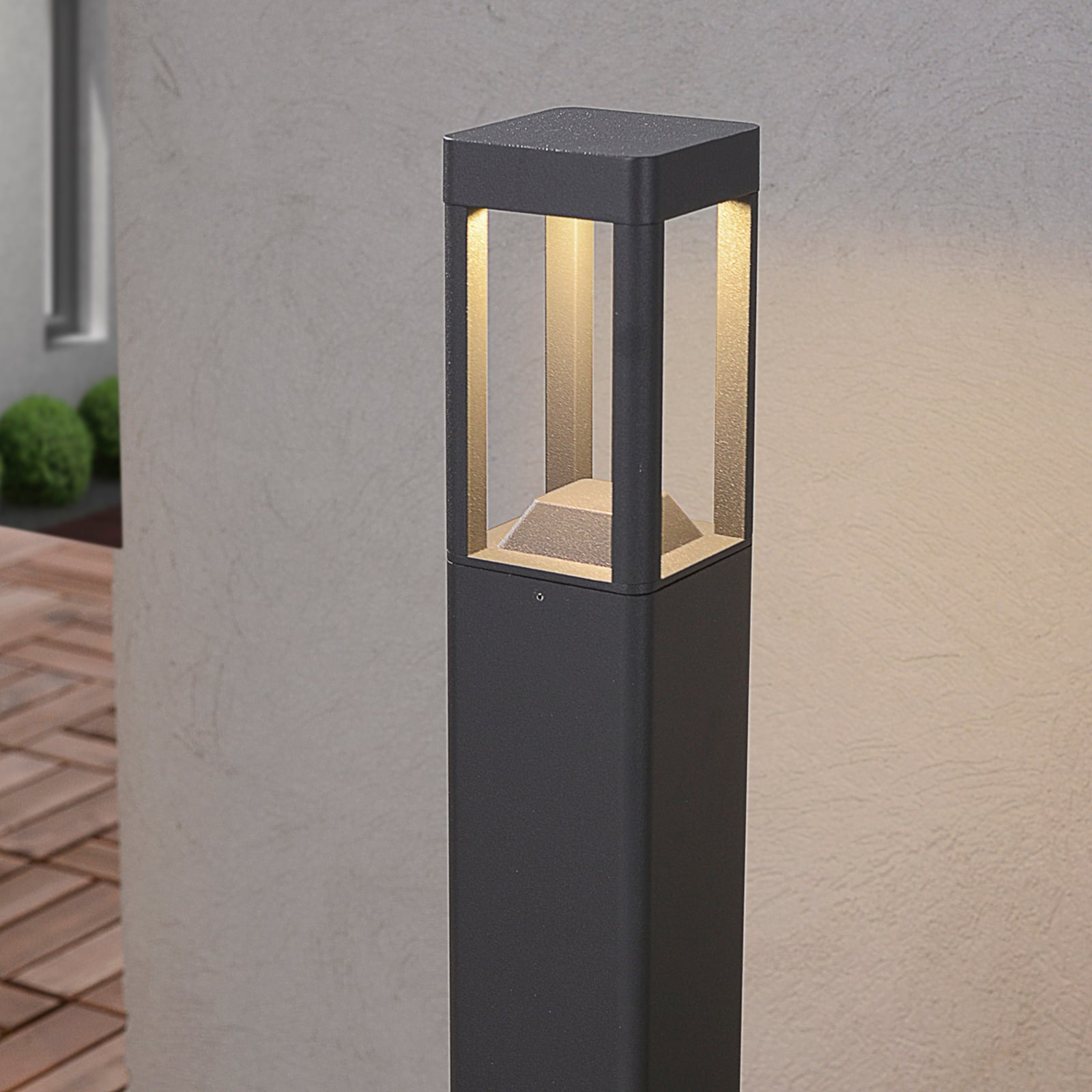 LED sti-lampe Bernd antrasitt aluminium sideprofil