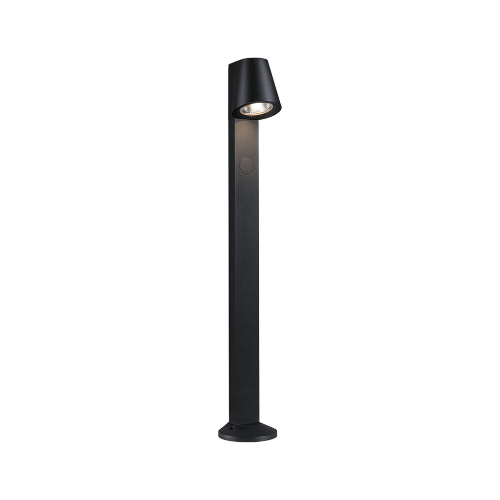 LED sti-lampe Caissa med bevegelsessensor antrasitt IP44 fra Paulmann bakside