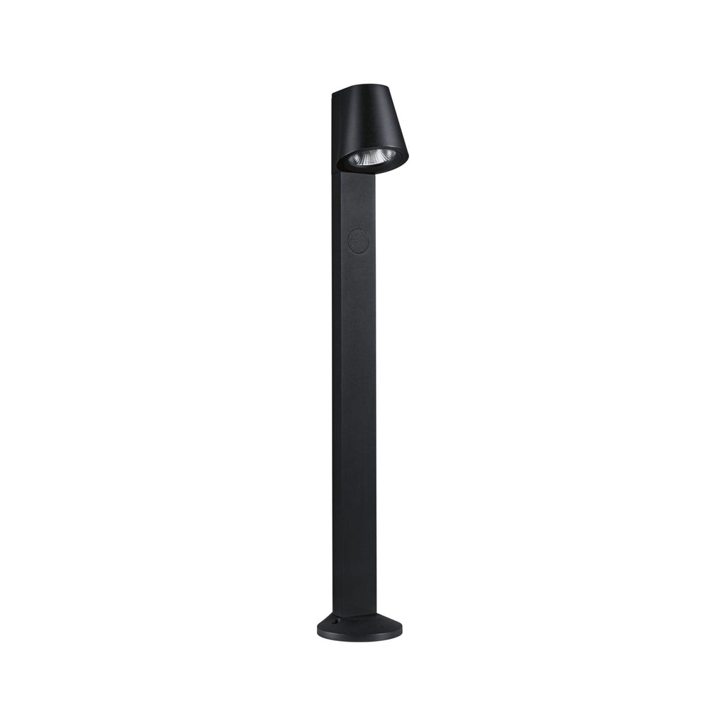 LED sti-lampe Caissa med bevegelsessensor antrasitt IP44 detalj av bevegelsessensor