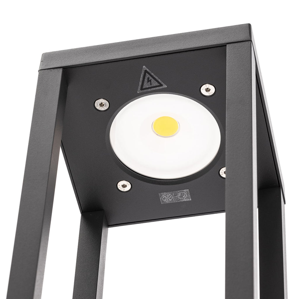 LED sti-lampe Carlota antrasitt 65 cm lysbilde