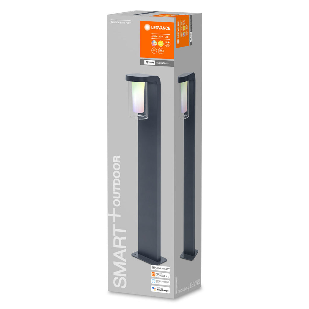 LED sti-lampe Cascade RGBW aluminium 80 cm IP44 detalj av materiale