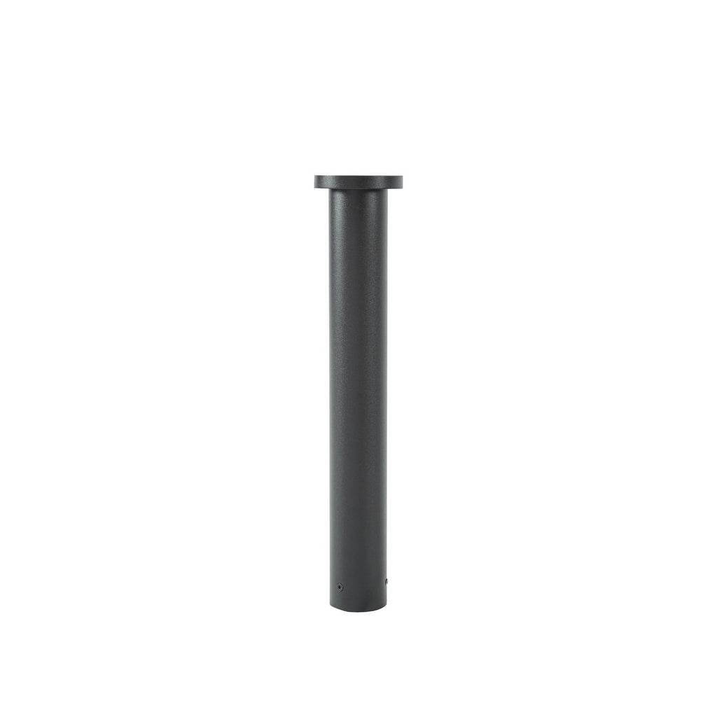 Nærbilde av LED sti-lampe Cirel svart aluminium 45 cm