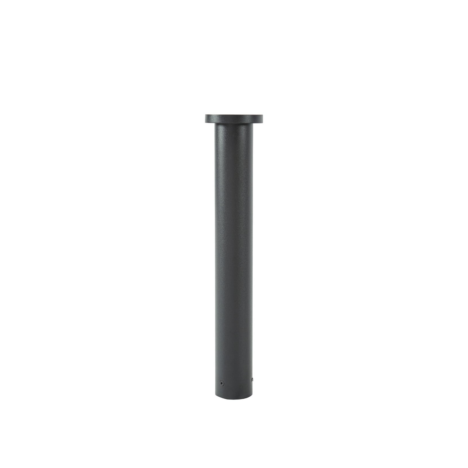 Nærbilde av LED sti-lampe Cirel svart aluminium 45 cm