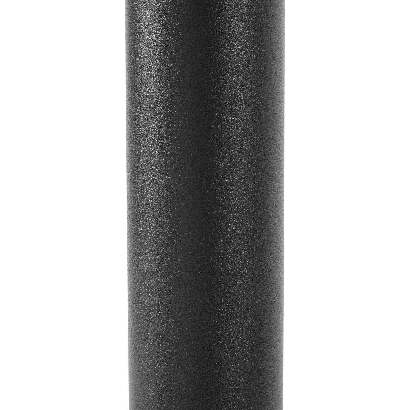 LED sti-lampe Cirel svart aluminium 45 cm med lys på
