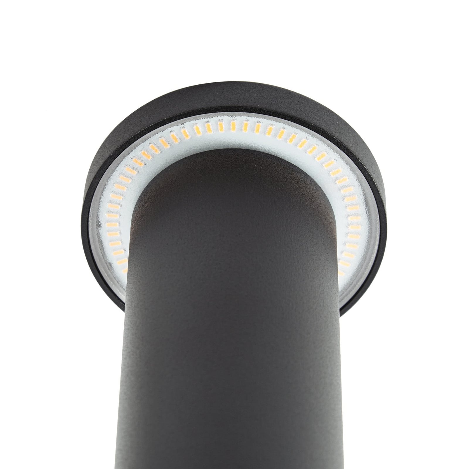 LED sti-lampe Cirel svart aluminium lysdetalj
