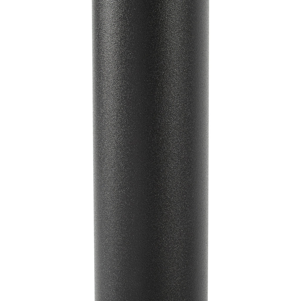 LED sti-lampe Cirel svart aluminium sett fra siden