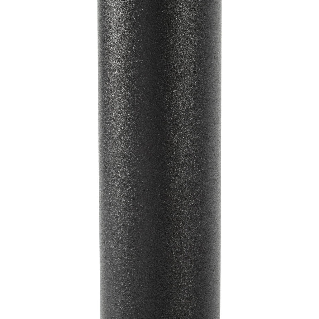 LED sti-lampe Cirel svart aluminium sett fra siden