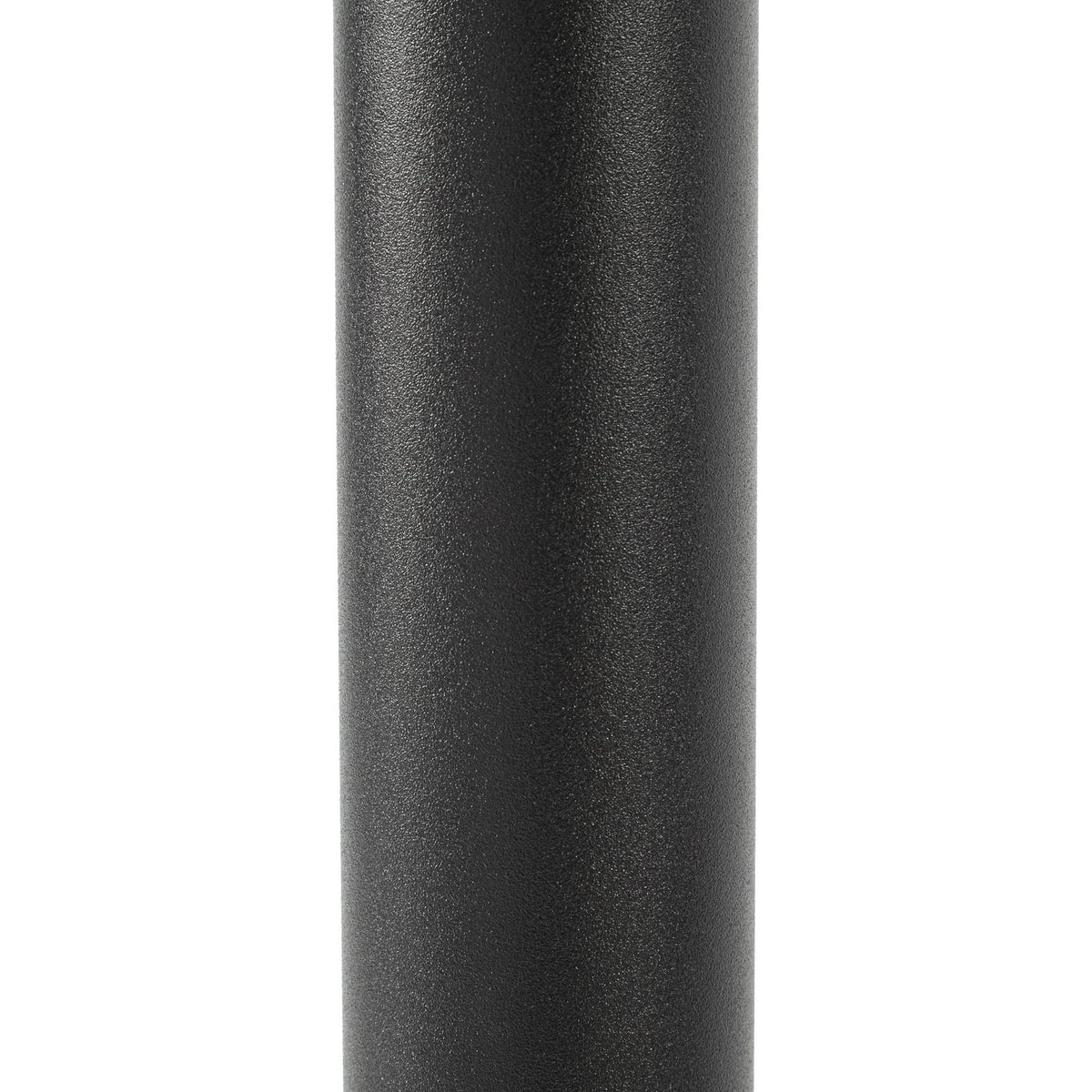LED sti-lampe Cirel svart aluminium sett fra siden