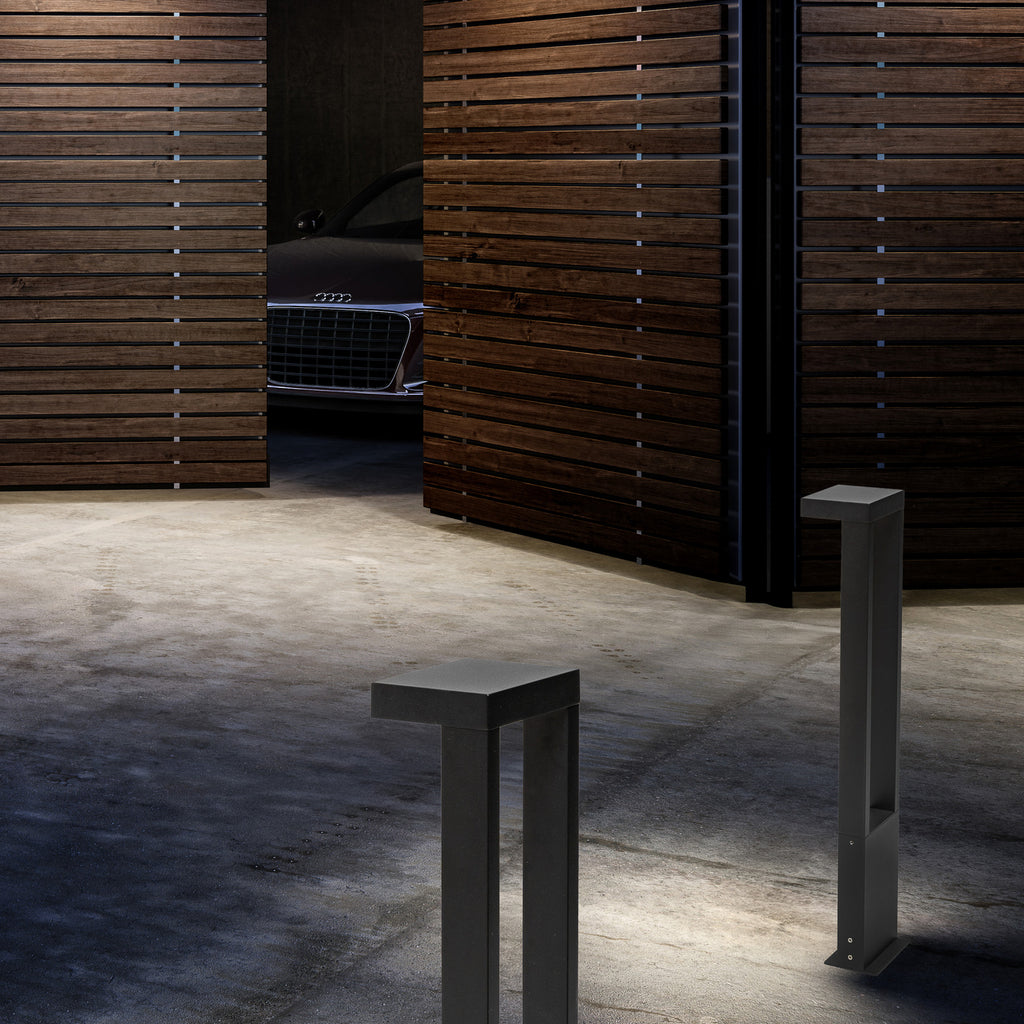 LED sti-lampe CMD 9050 antrasitt detalj av lampe