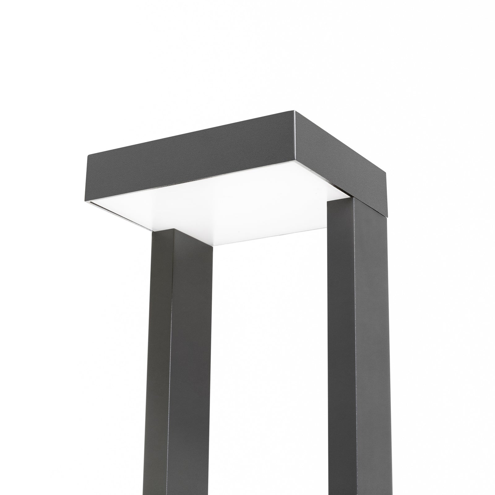 LED sti-lampe CMD 9050 antrasitt nærbilde av LED-lyskilde
