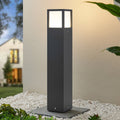 LED sti-lampe Dewari mørkegrå aluminium 65 cm IP54 forfra