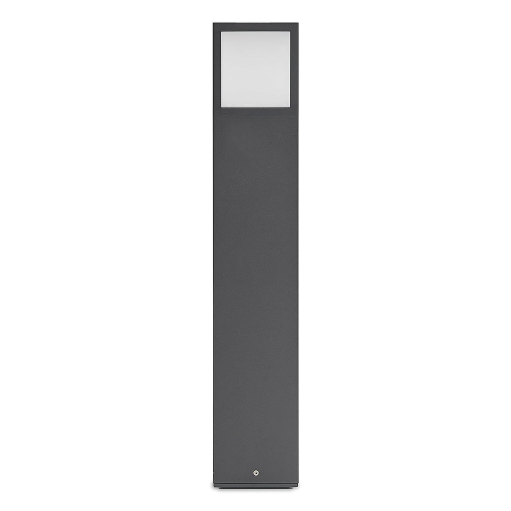 LED sti-lampe Dewari mørkegrå aluminium 65 cm IP54 lyser opp sti