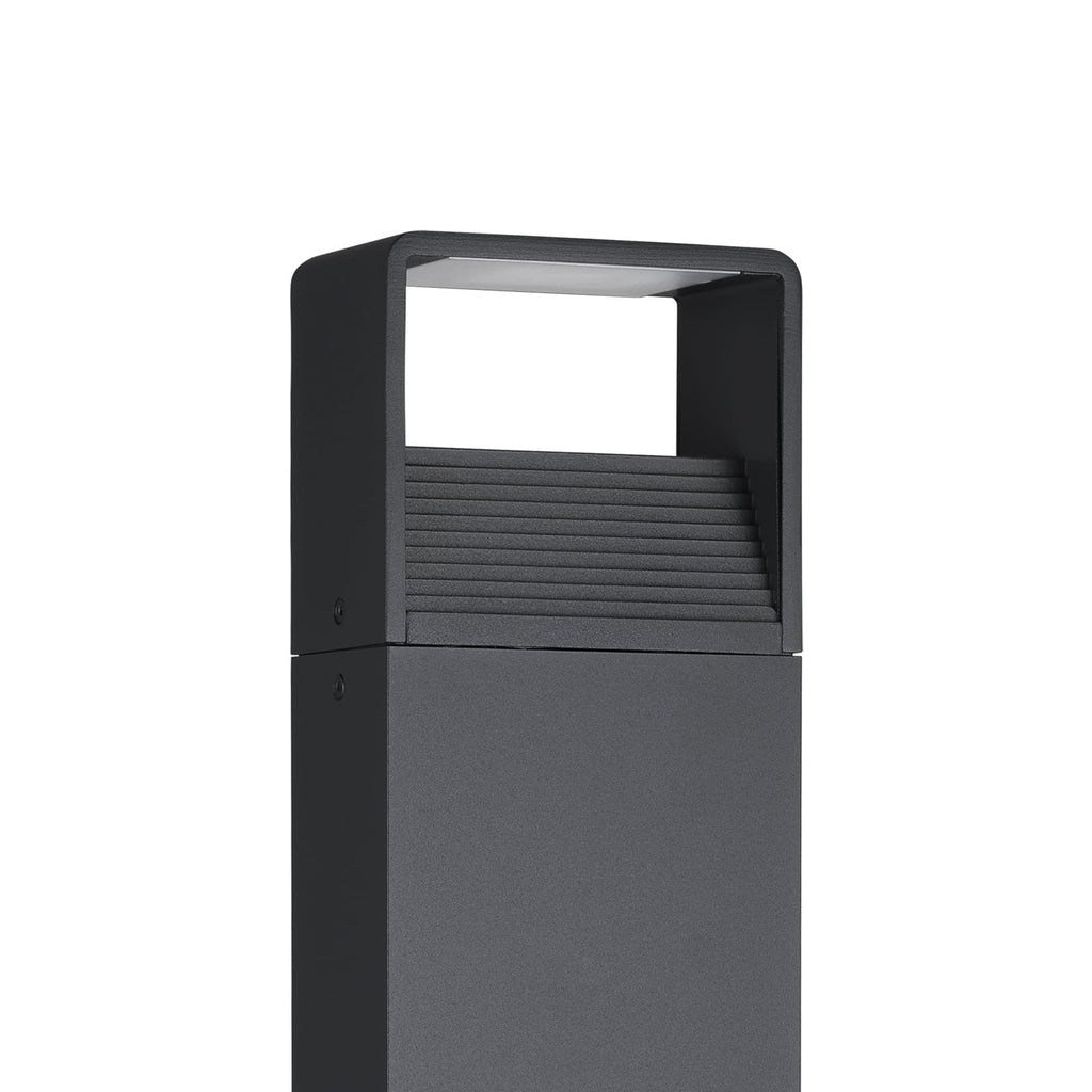 LED sti-lampe Doninni 1 antrasitt 80 cm IP65 i bruk utendørs