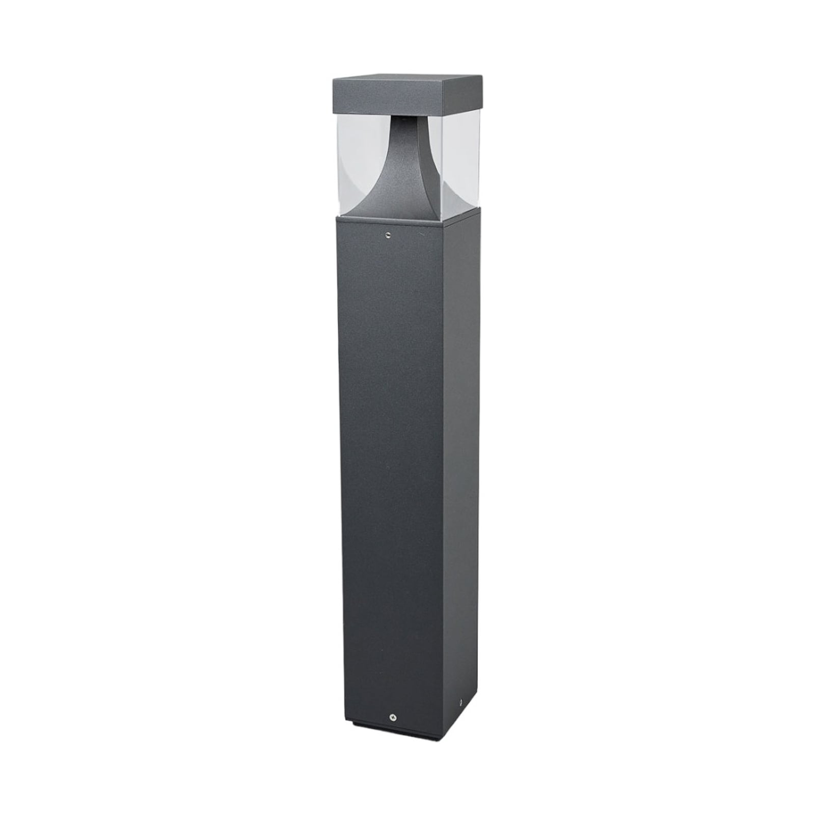 LED sti-lampe Egon grafitt montert i hage