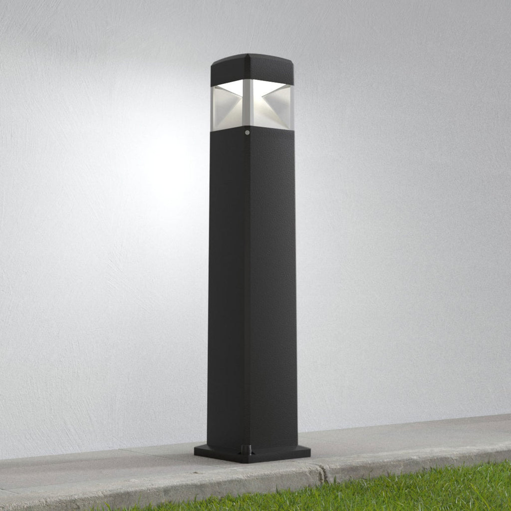 LED sti-lampe Elisa 800 svart klar 10W CCT forfra
