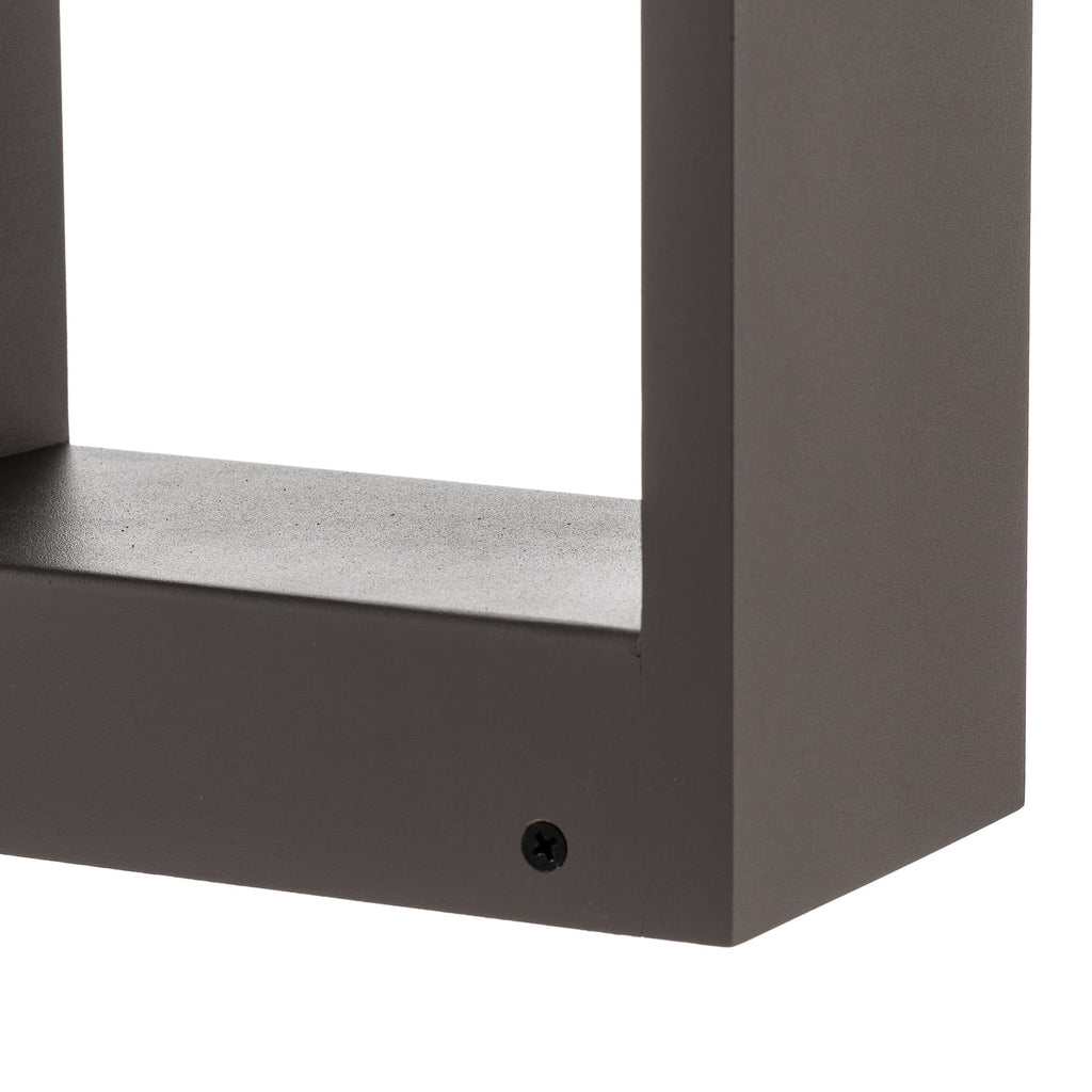 LED sti-lampe Emima antrasitt aluminium montert i hage
