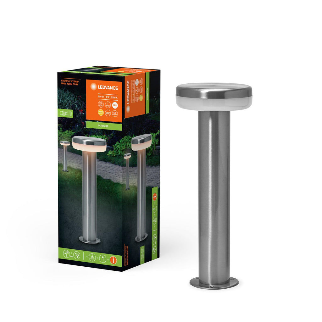 LED sti-lampe Endura Hybrid Mari rustfritt stål visning av IP44-merking