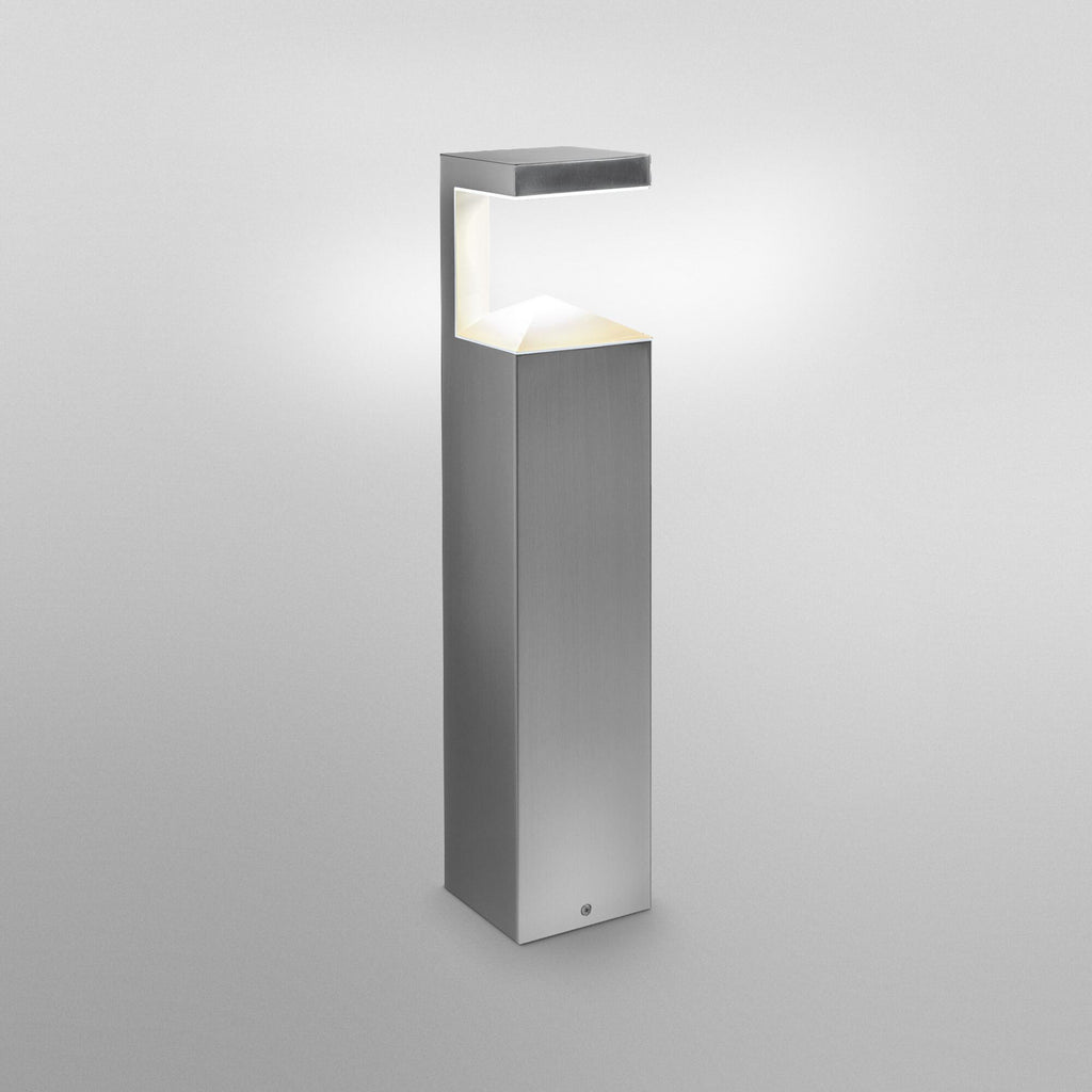 Montert LED sti-lampe Endura Style Pyramid rustfritt stål IP44 - OSRAM på sti