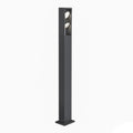 LED sti-lampe Eskina Frame Double antrasitt forfra