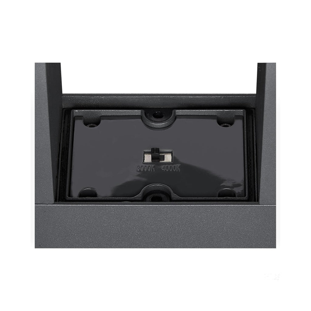 LED sti-lampe Eskina Frame Double antrasitt bakside