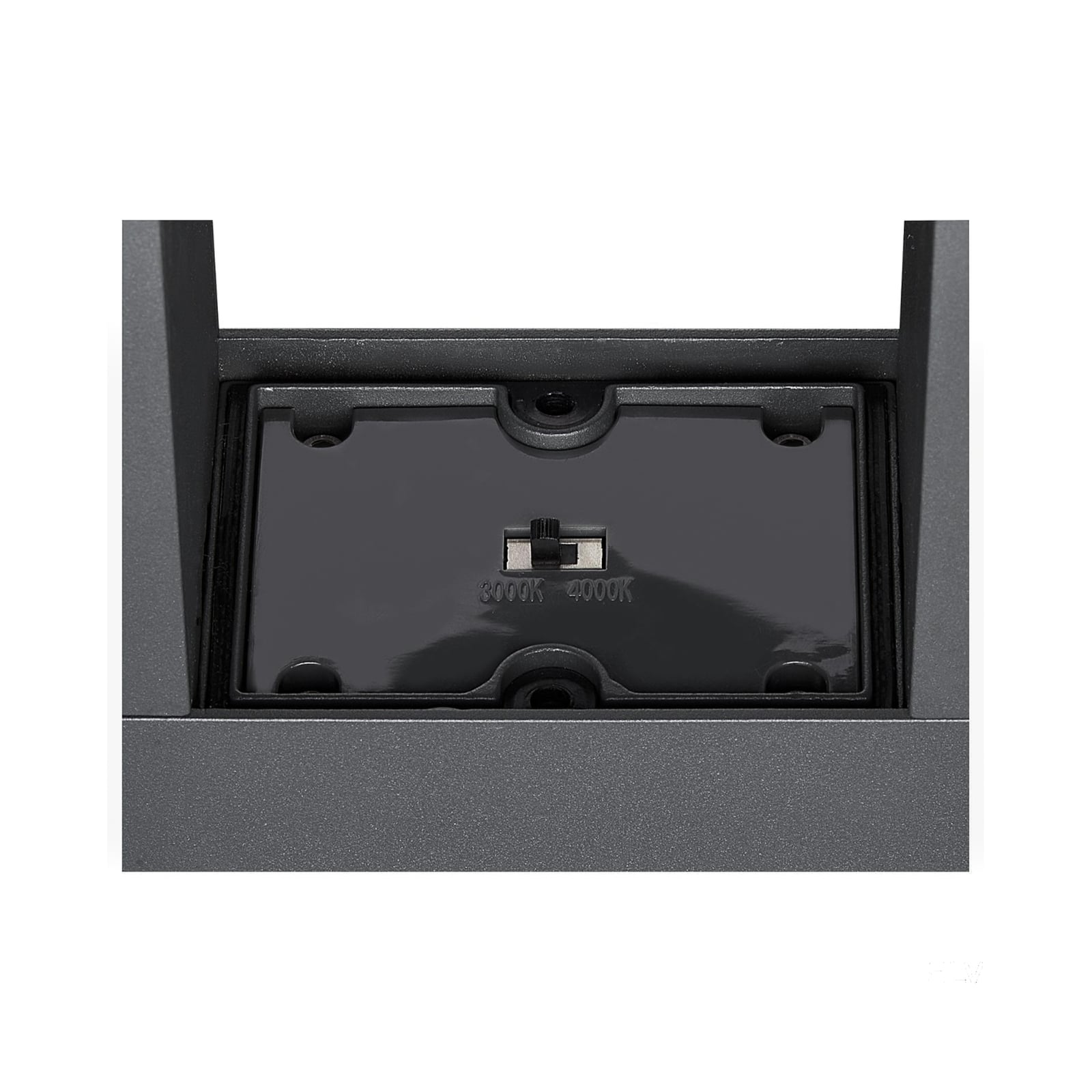 LED sti-lampe Eskina Frame Double antrasitt bakside