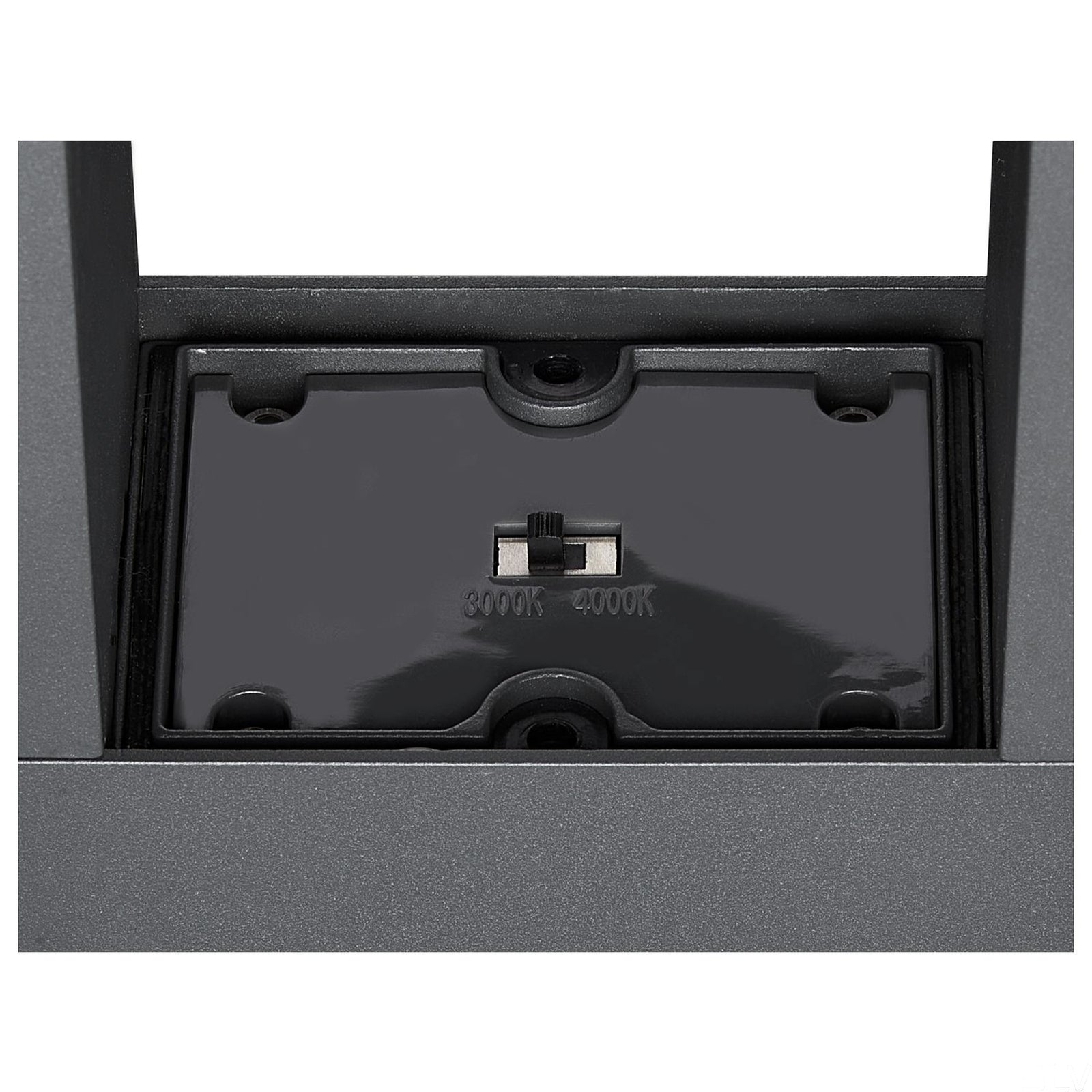 Bakside av LED sti-lampe Eskina Frame Double antrasitt