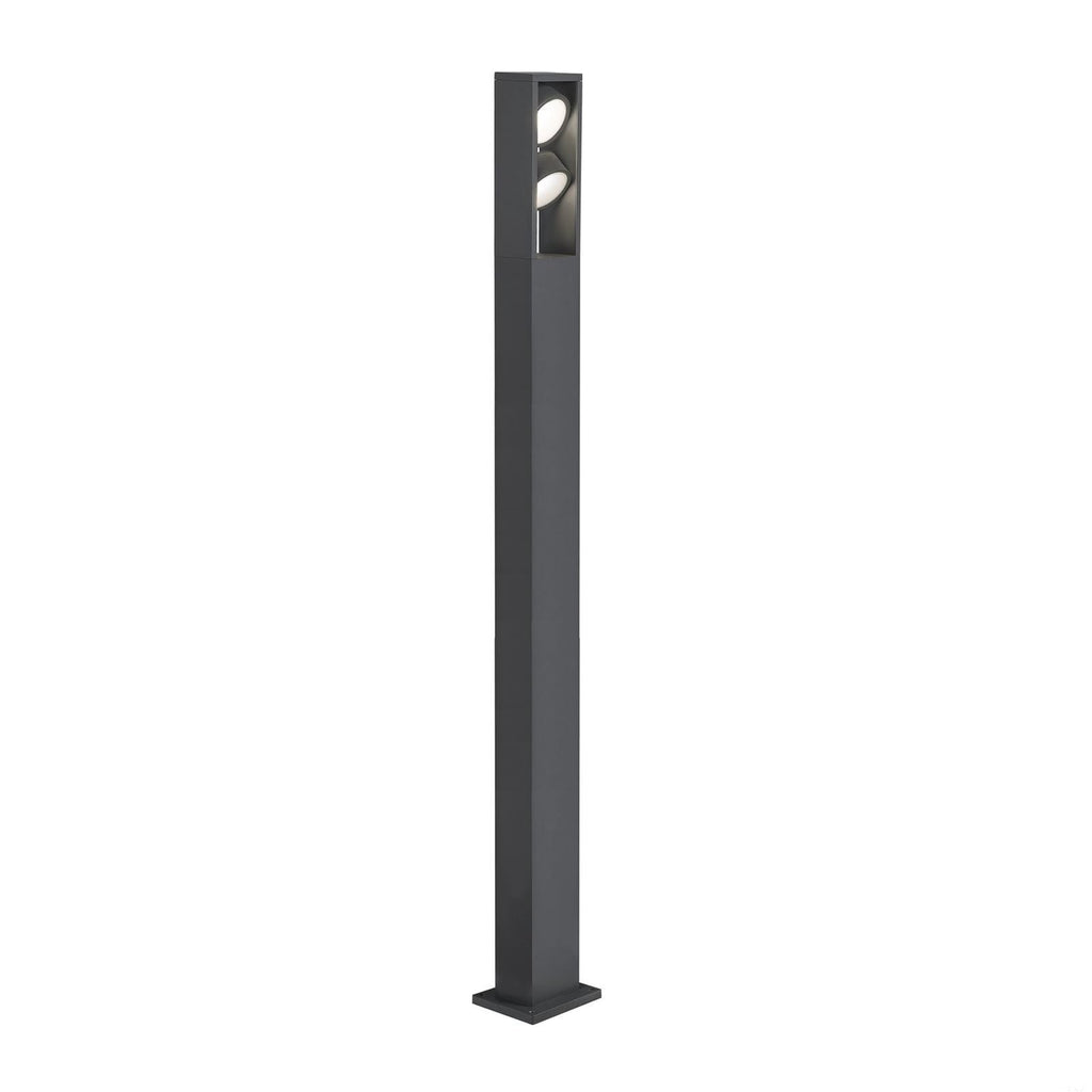LED sti-lampe Eskina Frame Double antrasitt forfra