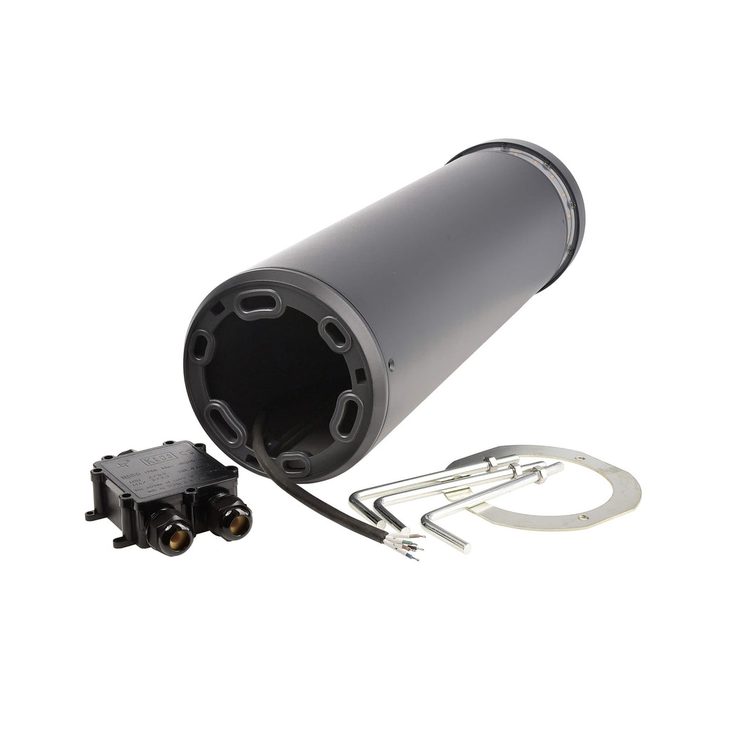 LED sti-lampe Faro aluminium H60 cm dimbar DALI IP65 montert på sti