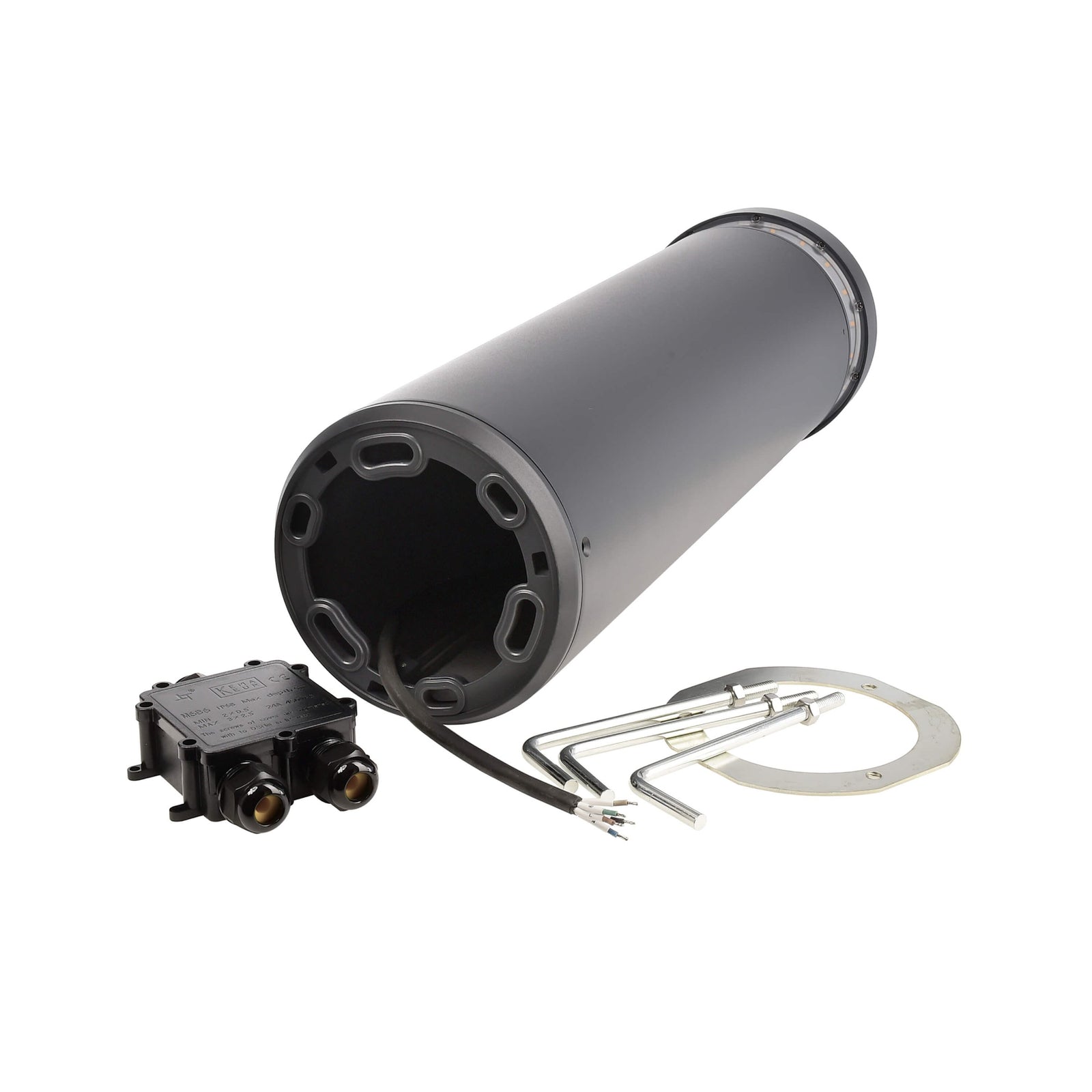 LED sti-lampe Faro aluminium H60 cm dimbar DALI IP65 montert på sti