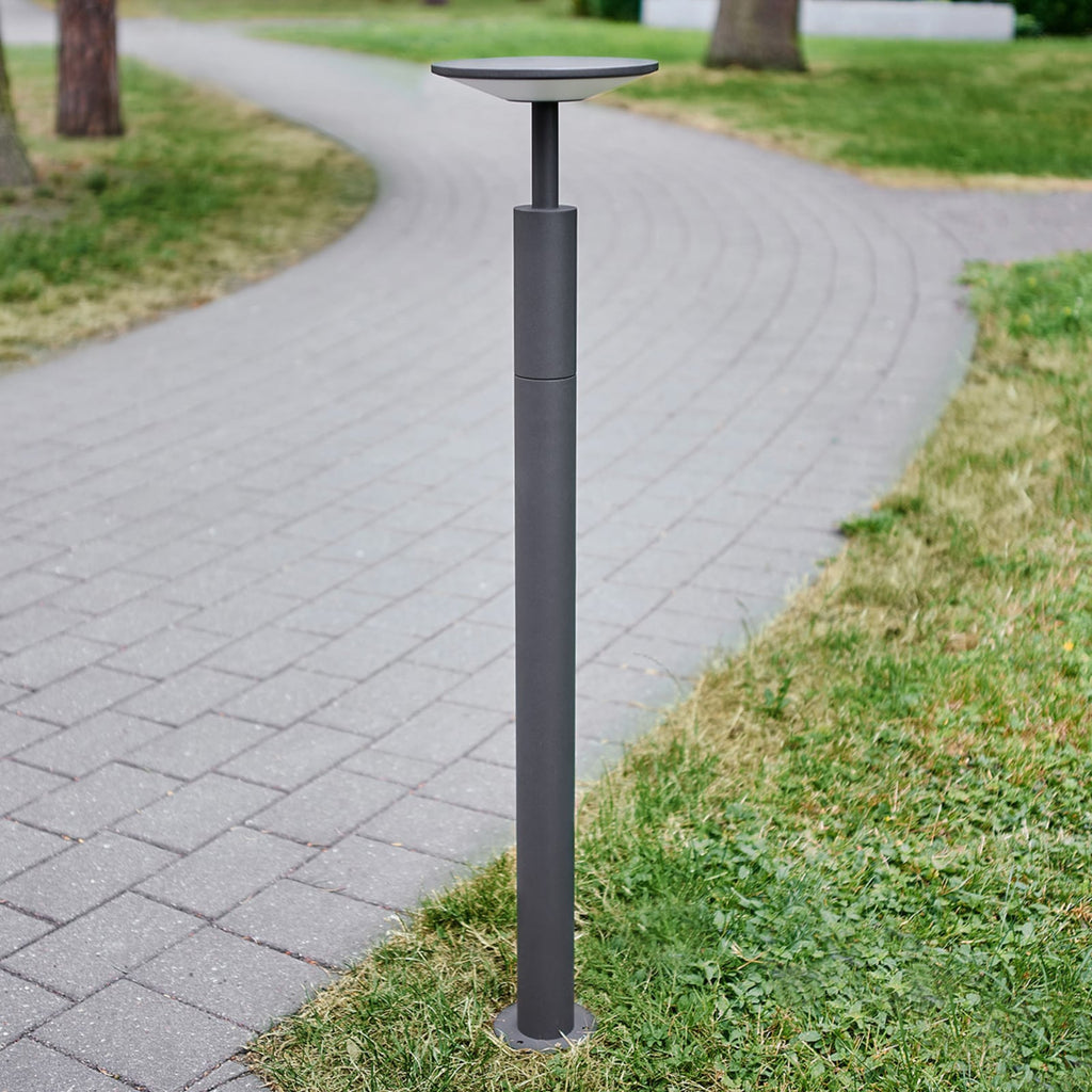 LED sti-lampe Fenia antrasitt detalj